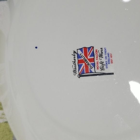 Weatherby Royal Falcon Decorative Plate #1 Cries Of London Sweet Oranges - Picture 6 of 7